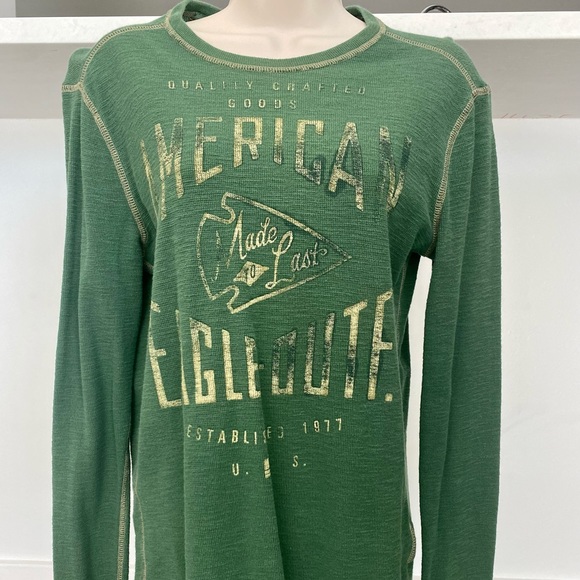 American Eagle Waffle Thermal Long Sleeve Sz. - Picture 1 of 4